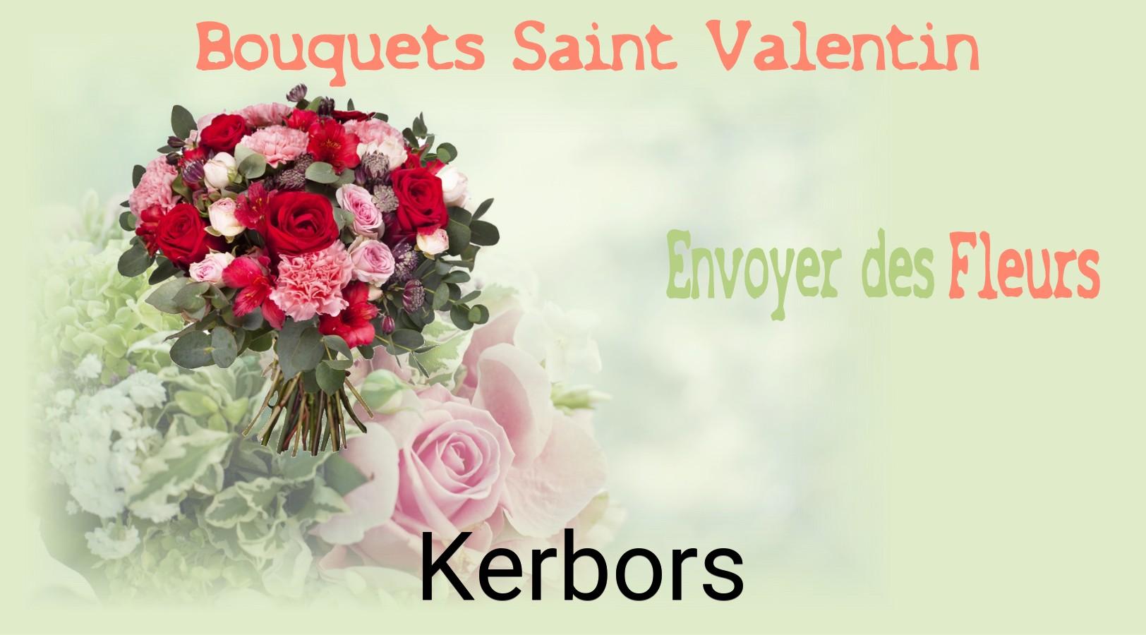 Roses de Saint-Valentin livrées à Kerbors